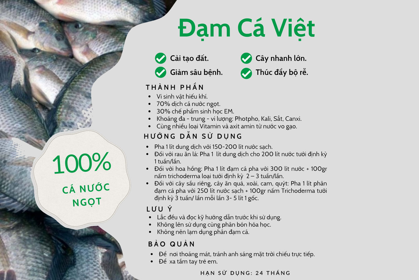 sử dụng đạm cá