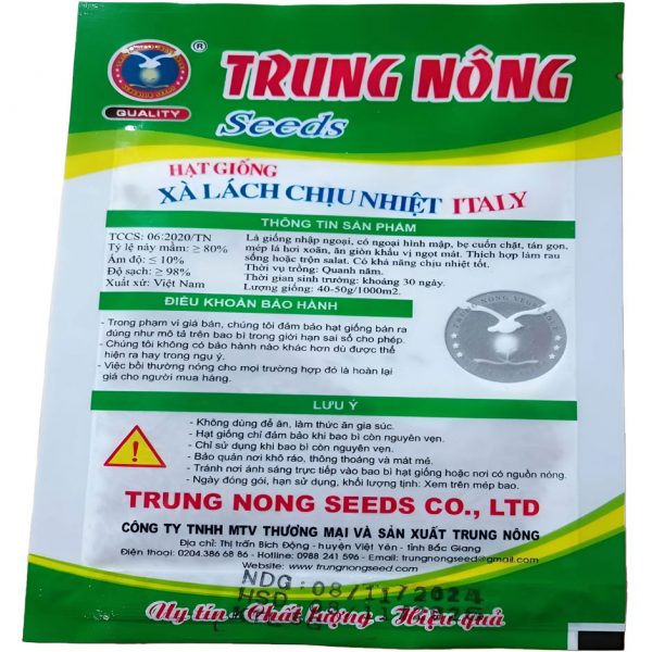 hạt giống rau xà lách